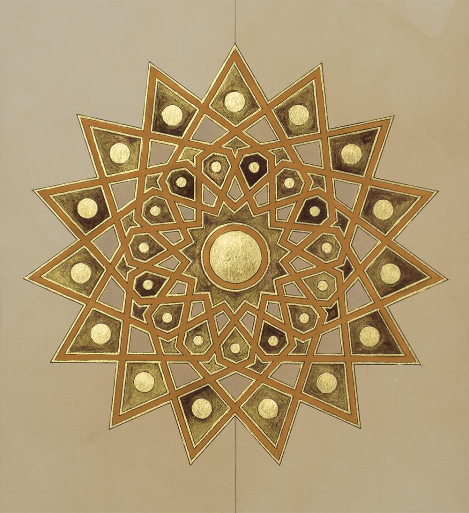 Gillian Turnham - Title: Minbar Pentadecagram